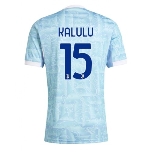 Stroje piłkarskie Juventus Pierre Kalulu #15 Koszulka Wyjazdowej 2025-26 Krótki Rękaw